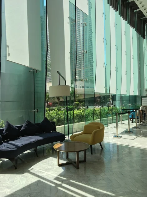 Lobby sitting area