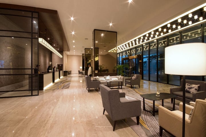 Lobby sitting area