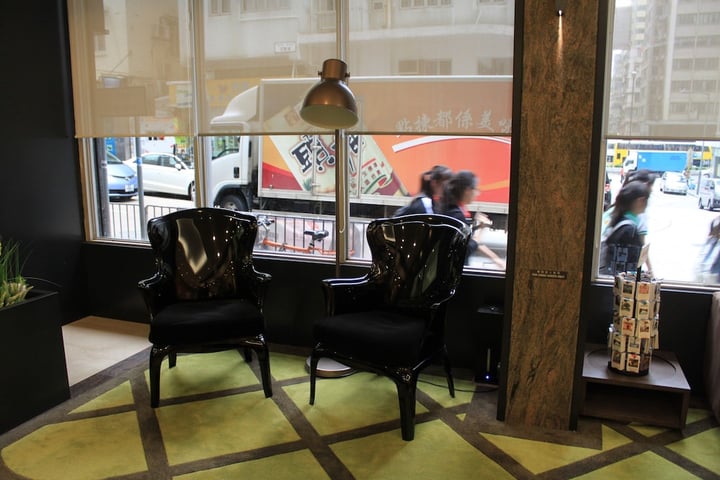 Lobby sitting area