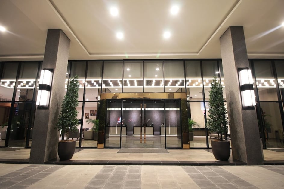 Interior entrance