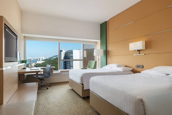 Room, 2 Double Beds, Non Smoking, City View