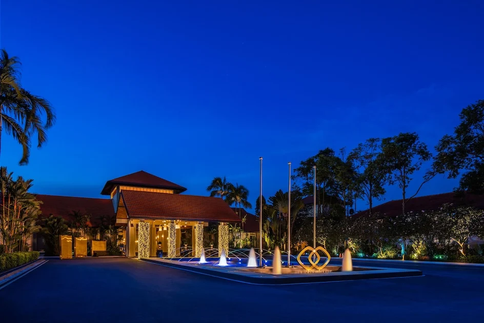 Front of property - evening/night