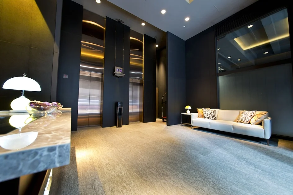 Lobby sitting area