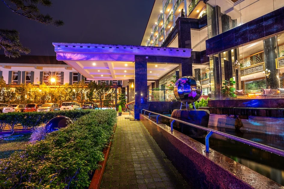 Front of property - evening/night