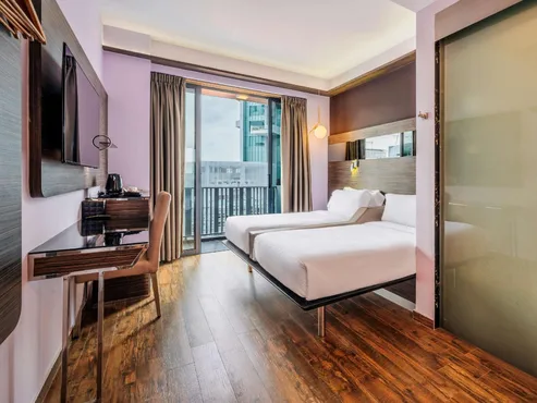 Classic Room, balcony - 2 single beds