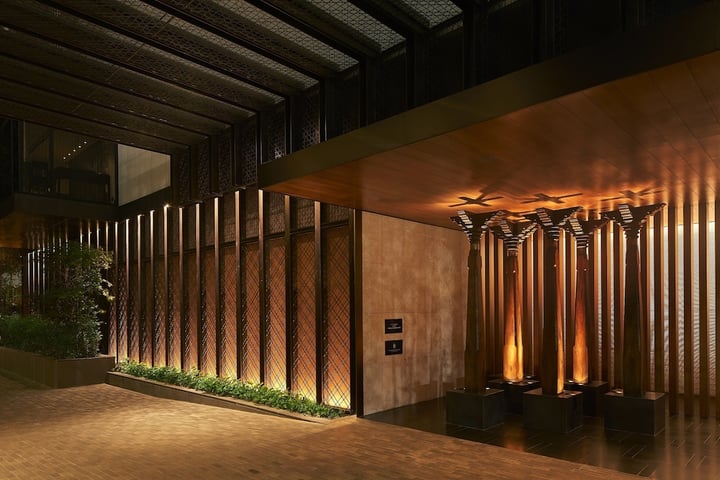 Interior entrance