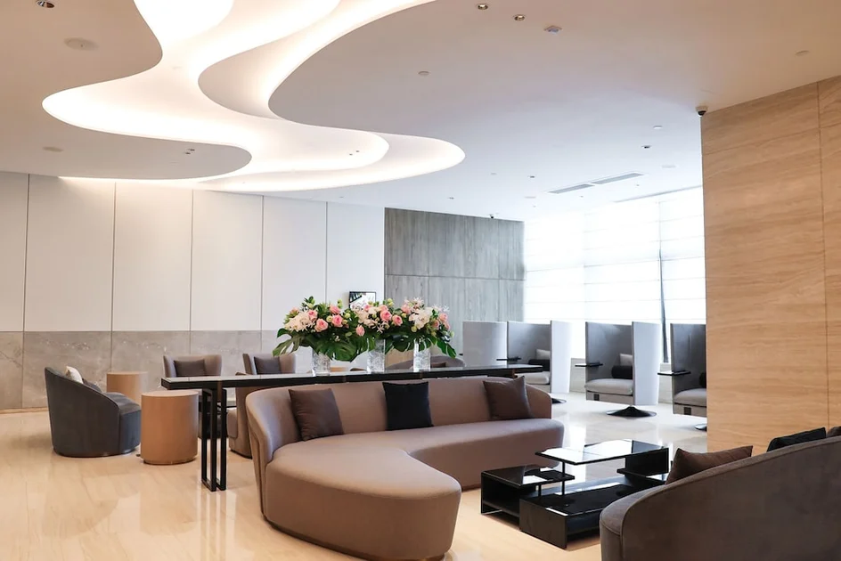 Lobby sitting area