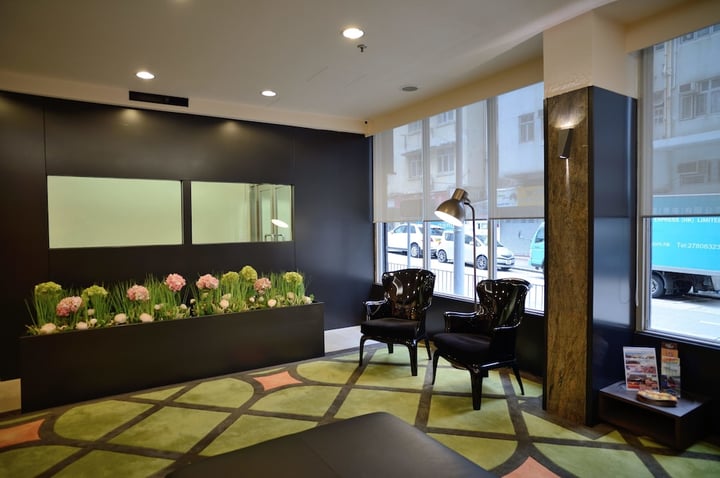 Lobby sitting area