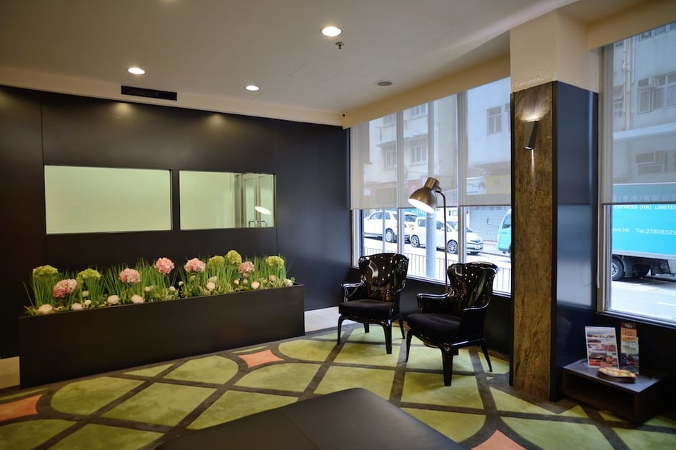 Lobby sitting area