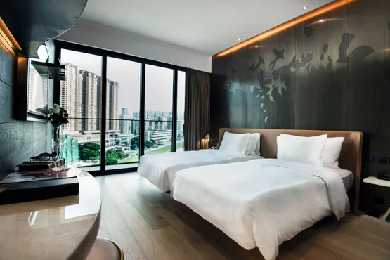 Premium Jockey Club View Balcony Twin Room