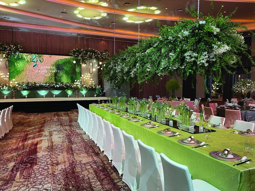 Indoor wedding