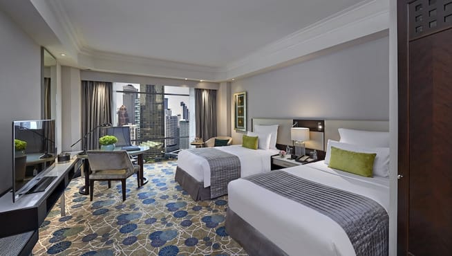 Club Deluxe, Room, 2 Twin Beds, City View