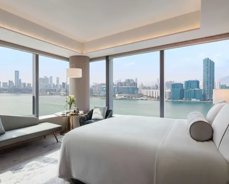豪華客房, 1 張特大雙人床, 海灣景觀
