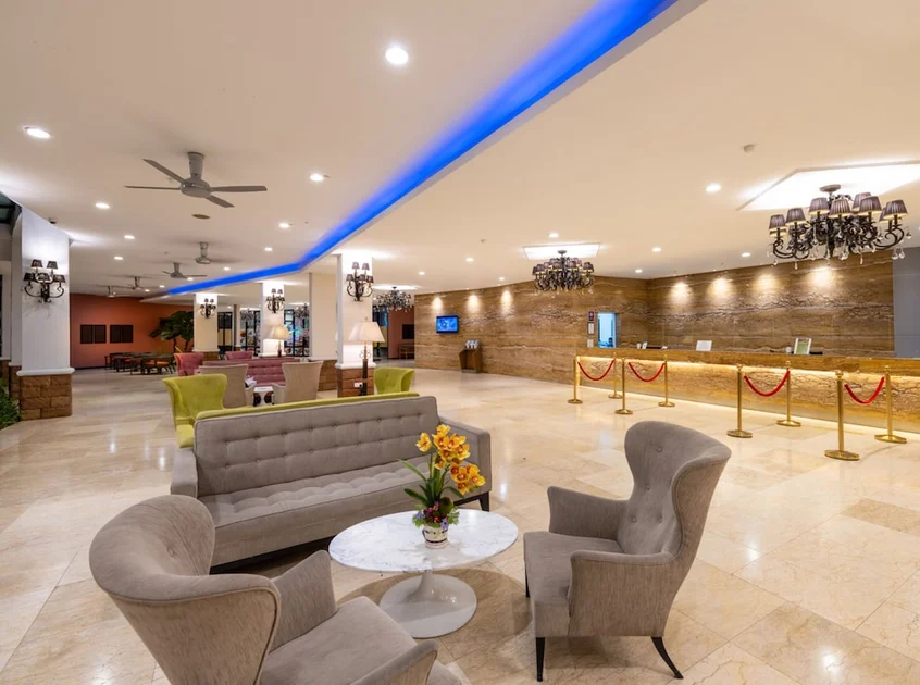 Lobby sitting area