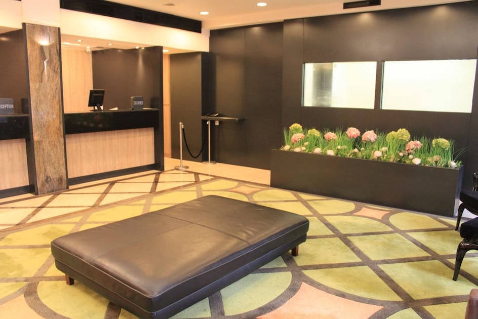 Lobby sitting area