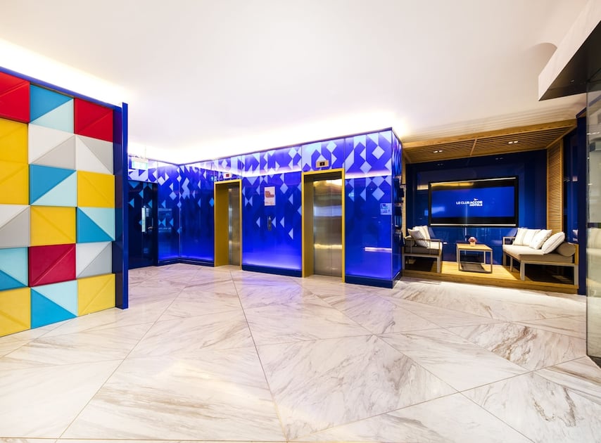 Interior entrance
