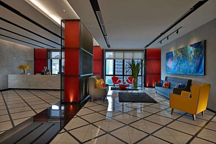 Lobby sitting area