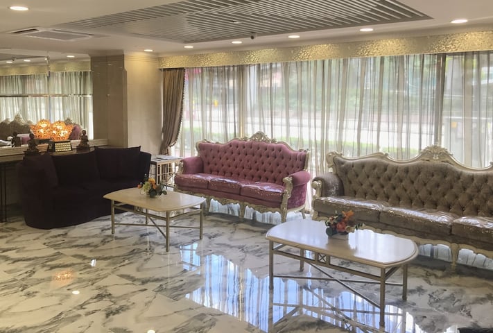 Lobby sitting area