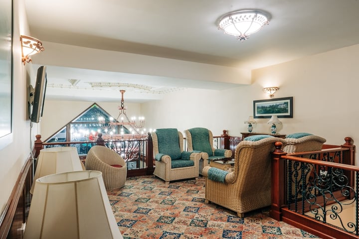 Lobby sitting area