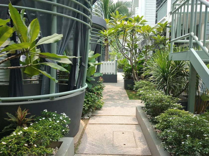Pemandangan taman