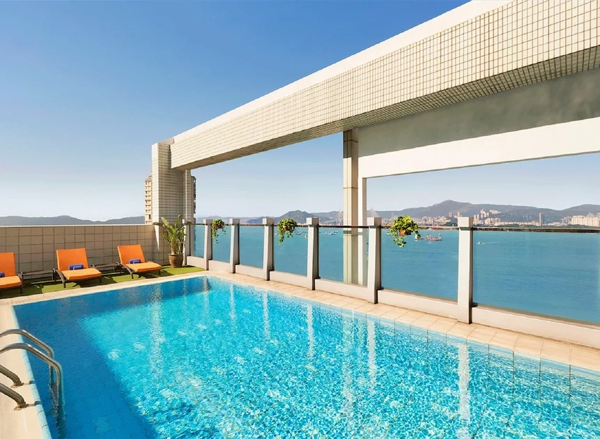 Rooftop pool