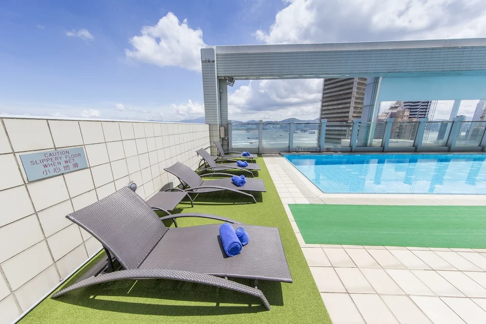 Rooftop pool