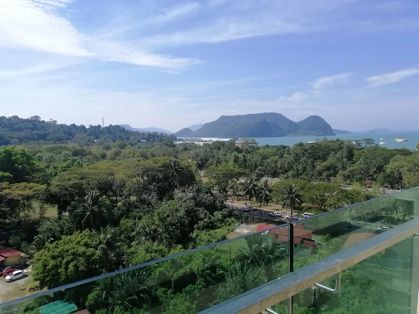 Pemandangan balkoni