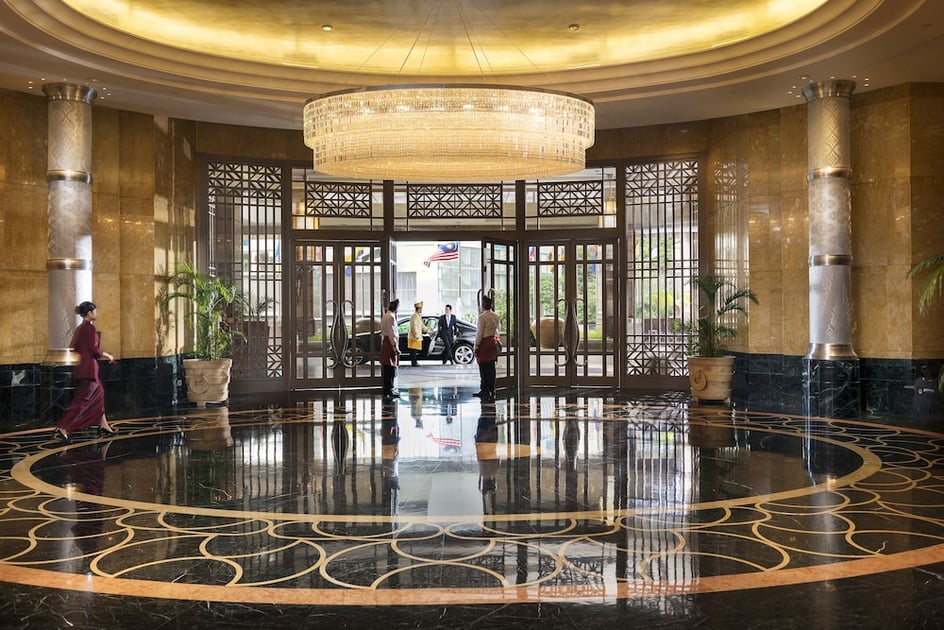 Interior entrance
