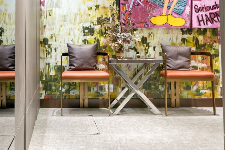 Lobby sitting area