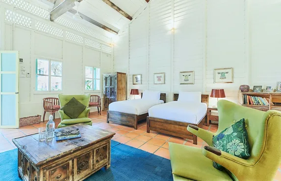 Twin Bedroom Suite with Private Garden - Estate House 3