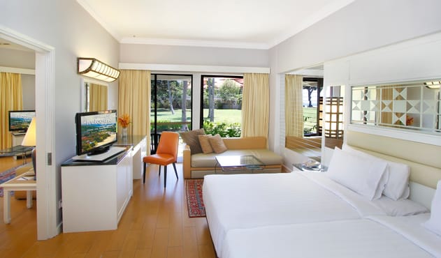 Pool Terrace (Double or 2 single beds)