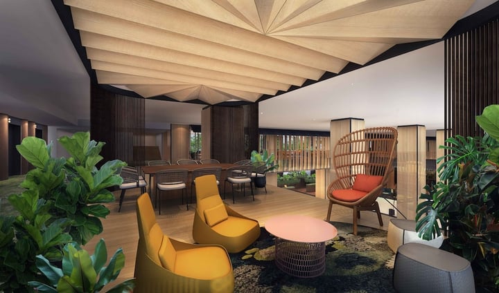 Lobby sitting area
