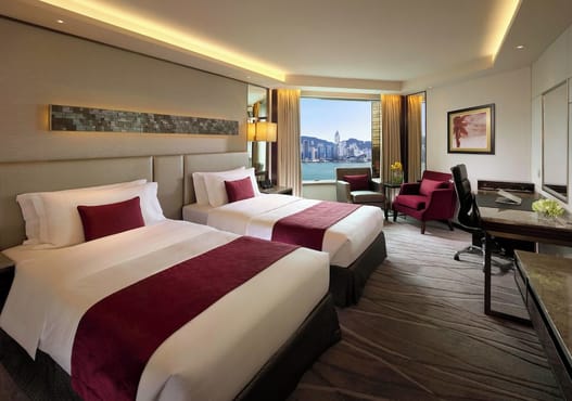 Classic Room, 2 Twin Beds (Skyline Harbour View)