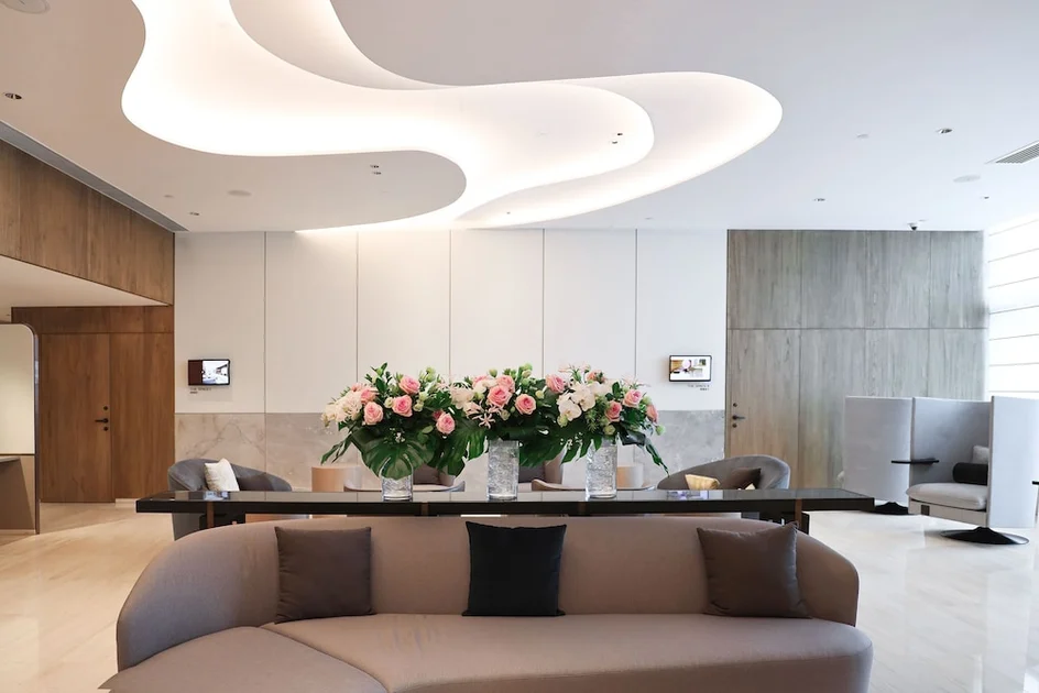 Lobby sitting area