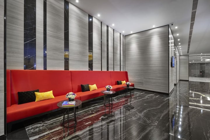 Lobby sitting area