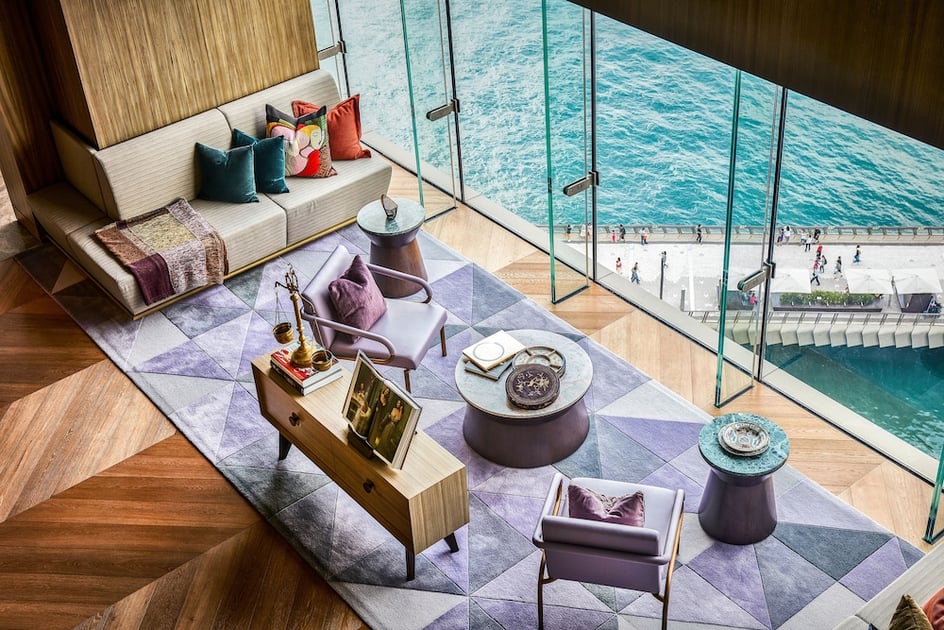 Lobby sitting area